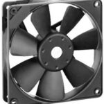 8006940045 4414FD, Fan Tubeaxial 24VDC Square - 119mm L x 119mm H Ball 100.0 CFM (2.80m³/min) 2 Wire Leads Hirschmann