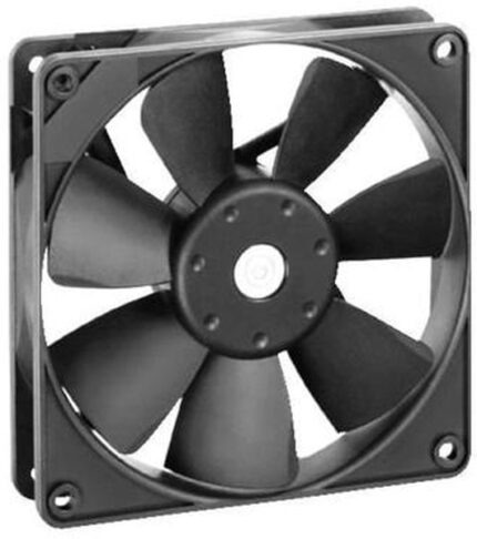 8006135460 4414FNN, Fan Tubeaxial 24VDC Square - 119mm L x 119mm H Ball 117.7 CFM (3.30m³/min) 2 Wire Leads Hirschmann