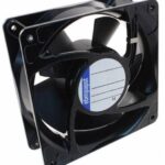 8005874693 4182NXH, Fan Tubeaxial 12VDC Square - 119mm L x 119mm H Ball 139.5 CFM (3.91m³/min) 2 Terminals Hirschmann