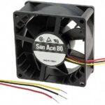 8006710199 9G0848H101, Fan Tubeaxial 48VDC Square - 80mm L x 80mm H Ball 80.0 CFM (2.24m³/min) 3 Wire Leads Hirschmann