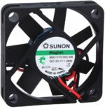 8006080197 MB45101V2-000U-A99, Fan Tubeaxial 12VDC Square - 45mm L x 45mm H Vapo-Bearing™ 9.2 CFM (0.258m³/min) 2 Wire Leads Hirschmann