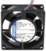 9000883092 8314H, Вентилятор 24В, 80x80х32мм, подш. качения, 5000 об/мин, 2 pin Hirschmann — изображение 3