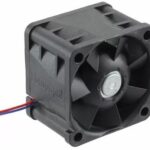 8002723589 422JH, 420 J Series Axial Fan, 12 V dc, DC Operation, 38m³/h, 6.9W, 40 x 40 x 28mm Hirschmann