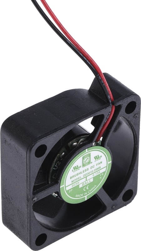 doc043943568 8954861084 Axial Fan, 5 V dc, DC Operation, 6.8m³/h, 400mW, 80mA Max, IP55, 30 x 30 x 10mm Hirschmann — изображение 1