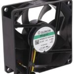 8007251028 MF80251V3-1000U-G99, Вентилятор осевой, 12В DC, 80x80x25мм, подшипник Vapo, 55куб.м/ч, 28дБА Hirschmann