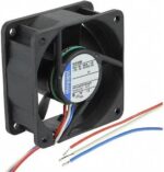 8004985418 614N/2M, DC Fans Tubeaxial Fan, 60x60x25mm, 24VDC, 20.6CFM, Speed Signal/Open Collector Output Hirschmann — изображение 2