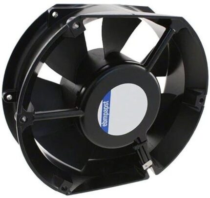 8004985465 6448, DC Fans DC Tubeaxial Fan, 172x150x51mm, 48VDC, 241.3CFM, 17W, 57dBA, 3400RPM, Ball Hirschmann