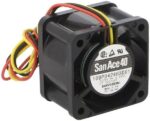 8005548213 109P0424H3D01, DC Fans DC Axial Fan, 40x40x28mm, 24VDC, Locked Rotor Sensor Hirschmann — изображение 2