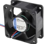 8006187685 614NGH, Fan Tubeaxial 24VDC Square - 60mm L x 60mm H Sintec 25.3 CFM (0.708m³/min) 2 Wire Leads Hirschmann
