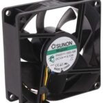 8007182236 PF80251V1-1000U-G99, Вентилятор осевой, 12В DC, 80x80x25мм, подшипник Vapo, 101,4куб.м/ч, 44,7дБА Hirschmann