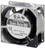 8017873455 Вентилятор Sanyo Denki Petit Ace 25 109S054 230V 50/60Hz 9/7W 0.05/0.04A 80X25 Клемма () Hirschmann — изображение 2