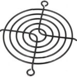 8002619326 FG-07-BK, Решетка, металл, 70x70мм, винт, Цвет: черный Hirschmann