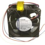 8006116460 8218J/2H4, Fan Tubeaxial 48VDC Square - 80mm L x 80mm H Ball 131.0 CFM (3.67m³/min) 3 Wire Leads Hirschmann
