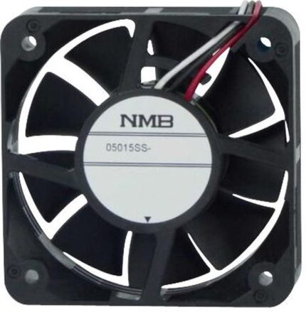 8013481863 05015SS-24N-WA-D0, DC Axial Fan, 24 V, Square, 50 mm, 15 mm, Sleeve Bearing, 10.9 CFM Hirschmann