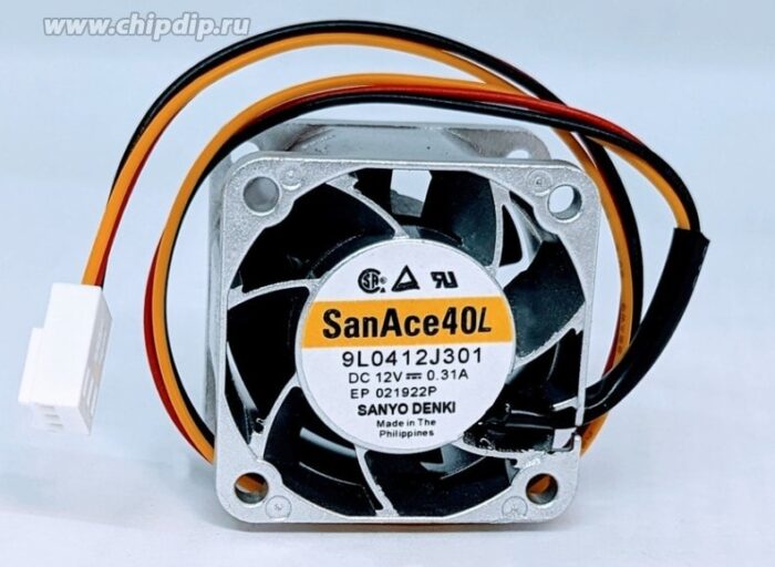 8007053468 9L0412J301, DC Fans DC Axial Fan, 40x40x28mm, 12VDC, Long Life, Tachometer Hirschmann — изображение 2