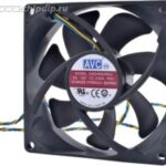 8017510092 Вентилятор AVC DAZH0925R2U 90x90x25 12V 0.6A 4pin () Hirschmann