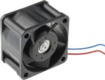 8005992473 412J, Fan Tubeaxial 12VDC Square - 40mm L x 40mm H Ball 11.2 CFM (0.314m³/min) 2 Wire Leads Hirschmann — изображение 5