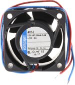 8005992473 412J, Fan Tubeaxial 12VDC Square - 40mm L x 40mm H Ball 11.2 CFM (0.314m³/min) 2 Wire Leads Hirschmann — изображение 6