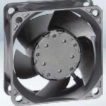 8004604087 634NU-004, DC Fans DC Tubeaxial Fan, 60x60x25mm, 24VDC, 23.5CFM, 1.6W, 5900RPM, Ball Bearing, IP68 Hirschmann