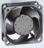 8004604087 634NU-004, DC Fans DC Tubeaxial Fan, 60x60x25mm, 24VDC, 23.5CFM, 1.6W, 5900RPM, Ball Bearing, IP68 Hirschmann