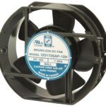 8033860781 OD172SAP-24HHB01A, Fan Tubeaxial 24VDC Rectangular/Rounded - 172mm L x 150mm H Ball 300.0 CFM (8.40m³/min) 3 Wire Leads Hirschmann