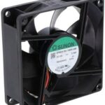 8007034286 EF80251B3-1000U-A99, Вентилятор осевой, 12ВDC, 80x80x25мм, 56,05куб.м/ч, 28дБА Hirschmann
