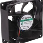 8007036172 PF80251V1-1000U-A99, Вентилятор осевой, 12В DC, 80x80x25мм, подшипник Vapo, 101,4куб.м/ч, 44,7дБА Hirschmann