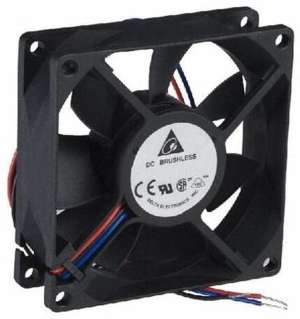 8005428968 AFB0724HHB-F00, DC Fans DC Tubeaxial Fan, 70x15mm, 24VDC, Ball Bearing, 3x Lead Wires, Tachometer Hirschmann