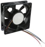 8004746901 AFB1248VHE-TP18, DC Fans Fan, 120x38mm, 48VDC, 190.48CFM, 14.88W, 0.31A, 55.5dBA, Ball, 4-Leads, Tach/PWM Hirschmann — изображение 2