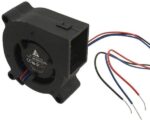 8006409934 BFB0512VHD-F00, Blowers & Centrifugal Fans Blower, 50x20mm, 12VDC, Ball, 3x Lead Wires, Lock Rotor Sensor, Tachometer Hirschmann