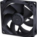 8015521299 09225SA-24L-EA-D0, DC Axial Fan, 24 V, Square, 92 mm, 25 mm, Ball Bearing, 39.9 CFM Hirschmann