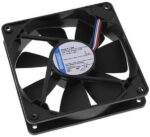 8006095742 4412F/2M, Fan Tubeaxial 12VDC Square - 119mm L x 119mm H Ball 100.1 CFM (2.80m³/min) 3 Wire Leads Hirschmann — изображение 2