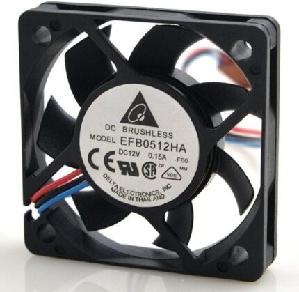 8005763963 EFB0512HA, FAN AXIAL 50X10MM 12VDC WIRE Hirschmann