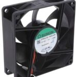 8007034285 EF80251B2-1000U-A99, Вентилятор осевой, 12ВDC, 80x80x25мм, 62,86куб.м/ч, 30дБА Hirschmann