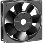 8005465548 5114N, DC Fans DC Tubeaxial Fan, 135x135x38mm, 153CFM, 9.5W, 122Pa, 3x Wire, Lock Sensor, IP20 Hirschmann