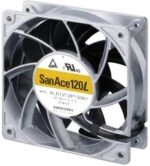 8033841070 9LG1224G1001, Fan Tubeaxial 24VDC Square - 120mm L x 120mm H Ball 3 Wire Leads Hirschmann — изображение 2