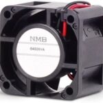 8033965802 04028VE-24N-CT-00, Fan Tubeaxial 24VDC Square - 40mm L x 40mm H Ball 14.5 CFM (0.406m³/min) 3 Wire Leads Hirschmann