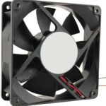 8015521498 OD1238-12MBIP68, DC Axial Fan, 12 V, Square, 120 mm, 38 mm, Ball Bearing, 115 CFM Hirschmann