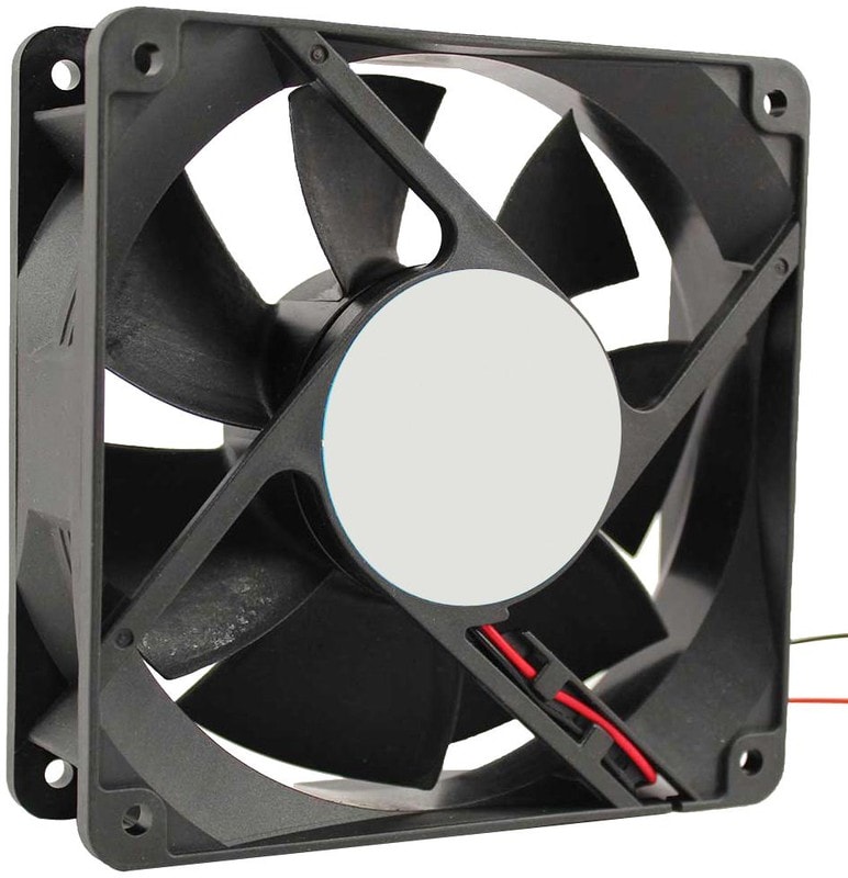 doc044177752 8015521498 OD1238-12MBIP68, DC Axial Fan, 12 V, Square, 120 mm, 38 mm, Ball Bearing, 115 CFM Hirschmann — изображение 1