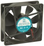 8033965650 OD1238-12HB, Fan Tubeaxial 12VDC Square - 120mm L x 120mm H Ball 123.9 CFM (3.47m³/min) 2 Wire Leads Hirschmann