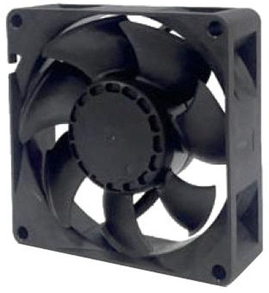 doc044199782 8034051562 OD8025-24HBXE, Fan Tubeaxial 24VDC Square - 80mm L x 80mm H Ball 85.8 CFM (2.40m³/min) 2 Wire Leads Hirschmann — изображение 1