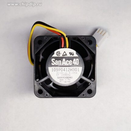 8013282551 Вентилятор Sanyo Denki 109P0412H301 12V DC 0.195A 40X28 3pin Hirschmann
