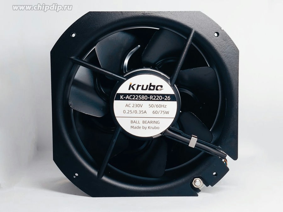 doc044204607 8025293155 Вентилятор Krubo K-AC22580-R220-26 220V 60W 0.25A 260x80 Hirschmann — изображение 1