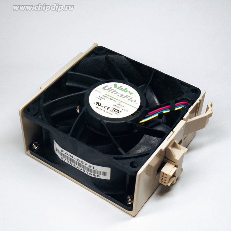 doc044205444 8030854512 Вентилятор Nidec UltroFlo V80E12BHA5-57 -T07A2 12V DC 0.6A 80X38 4pin в оснастке FAN-0072L () Hirschmann — изображение 1