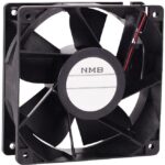 8033870012 12038VE-12Q-GT-00, Fan Tubeaxial 12VDC Square - 120mm L x 120mm H Ball 215.7 CFM (6.04m³/min) 3 Wire Leads Hirschmann