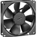 8005784899 3414NGHH, Fan Tubeaxial 24VDC Square - 92mm L x 92mm H Sintec 60.0 CFM (1.68m³/min) 2 Wire Leads Hirschmann