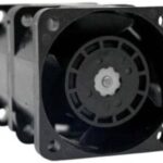 8033933796 04056DA-12T-E6E-8, Fan Tubeaxial 12VDC Square - 40mm L x 40mm H Ball 29.8 CFM (0.834m³/min) 4 Wire Leads Hirschmann