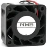 8033976102 04028DE24P-ZUK-1, Fan Tubeaxial 24VDC Square - 40mm L x 40mm H Ball 24.0 CFM (0.672m³/min) 4 Wire Leads Hirschmann