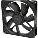 8016279030 11925SA-12R-EA-D0, DC Axial Fan, 12 V, Square, 119 mm, 25 mm, Ball Bearing, 128.2 CFM Hirschmann