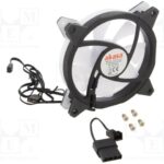8026989805 AK-FN099, Fan: DC; axial; 12VDC; 120x120x25mm; 23.8dBA; FD; 1500rpm; 1.04mmH2O Hirschmann
